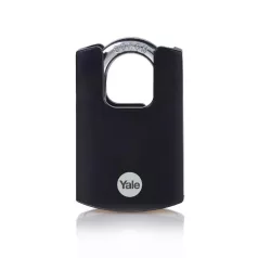   Zár Yale Y121B/40/125/1, High Security, lakat, fekete, 46 mm, 3 kulcs