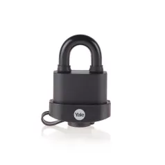   Lakat Yale Y220B/51/118/1, High Security, lakat, laminált acél, fekete, 53 mm, 3 kulcs