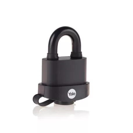 Lakat Yale Y220B/51/118/1, High Security, lakat, laminált acél, fekete, 53 mm, 3 kulcs