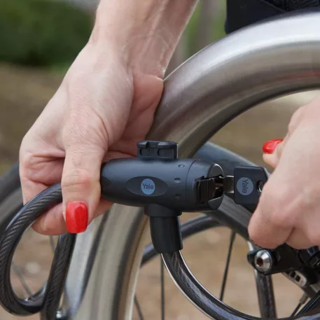 Lakat Yale YCK0/12/200/2, kerékpár, kulcsos, 2000 mm