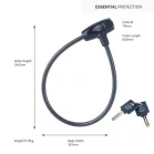 Lakat Yale YCK0/10/60/2, kerékpár, kulcsos, 600 mm