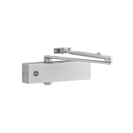 Ajtócsukó Yale DC5500 EN 2/3/4/5, szíjjal, ezüst