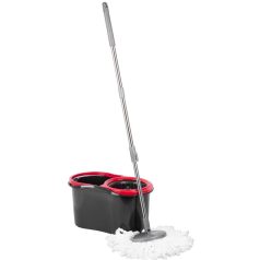   Strend Pro TURBOSTAR BLACK EDITION Felmosó + 13 literes vödör, teleszkópos fogantyú