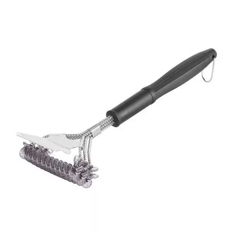 Brush Strend Pro Grill, BBQ, acéldróttal, kaparóval, 41,5 x 16 x 8,8 cm