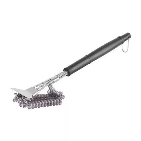 Grilltisztító kefe kaparóval, 44 x 9,8 x 7 cm