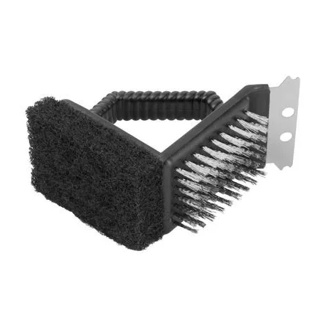 Brush Strend Pro Grill, BBQ, 3 oldalas kézi kefe, 12 x 7 x 10 cm