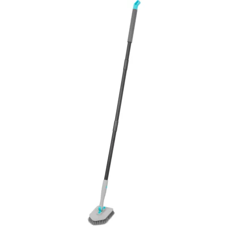 Strend Pro kefe, 3 az 1-ben, többfunkciós, tisztító, csempéhez és üveghez, teleszkópos nyéllel 124,5 cm