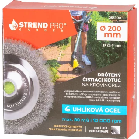 Fej Strend Pro, bozótvágóhoz, 200 mm, drótkefés gyomtisztító