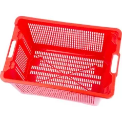 Rekesz Ics M402000 40 L, 56x35x31 cm, Átlyukasztva, Piros