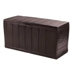   Tárolódoboz, Keter Sherwood 270L doboz, Barna, 117X45X57,5 cm