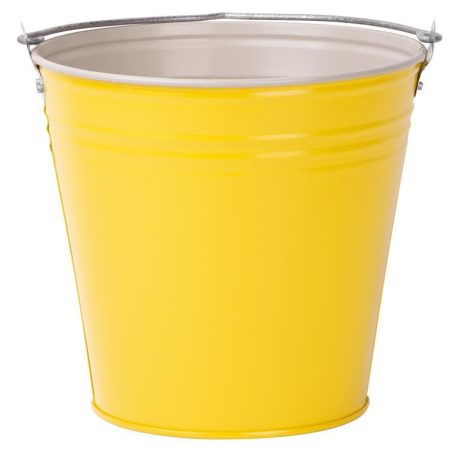 Vödör Aix Caldari 5 liter, Zn, sárga, fém, horganyzott