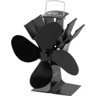 Kandalló Ventilátor Strend Pro, 4-lapátos, fekete