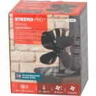 Kandalló Ventilátor Strend Pro, 4-lapátos, fekete