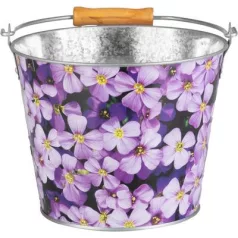  Vödör Strend Pro, 5 liter, fém, virág/gyümölcs nyomtatás, különböző típusok