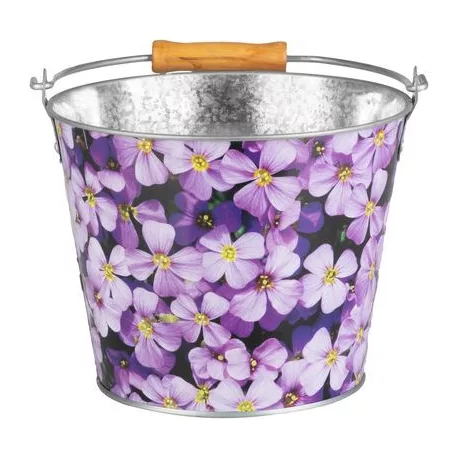 Vödör Strend Pro, 5 liter, fém, virág/gyümölcs nyomtatás, különböző típusok