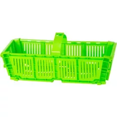   Kosár Strend Pro, gyümölcsre és zöldségre, összecsukható, zöld, 40x18x15