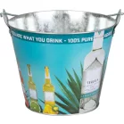 Strend Pro vödör, 7 l, palackok hűtésére, fém