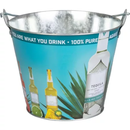 Strend Pro vödör, 7 l, palackok hűtésére, fém