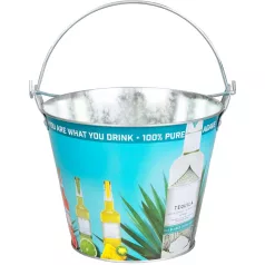 Strend Pro vödör, 7 l, palackok hűtésére, fém