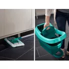 LEIFHEIT Tisztítókészlet 55096 Törlőprés Profi XL Mobil, felmosó + vödör