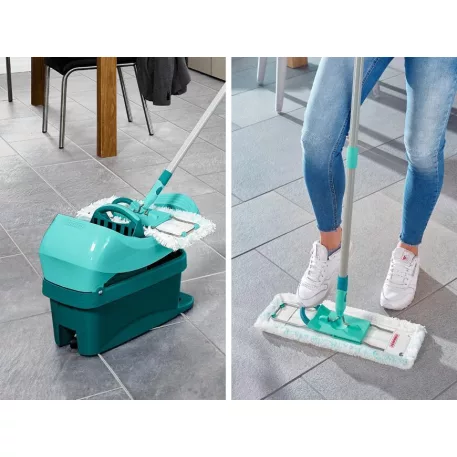 LEIFHEIT Tisztítókészlet 55096 Törlőprés Profi XL Mobil, felmosó + vödör