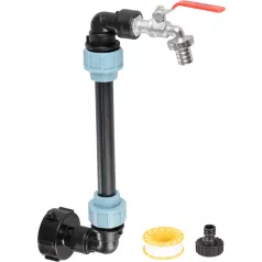   Strend Pro Garden készlet, 3/4"-os szelep + 59 mm-es műanyag reduktor + 3/4"-os kiömlő, IBC tartályhoz