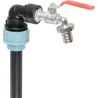 Strend Pro Garden készlet, 3/4"-os szelep + 59 mm-es műanyag reduktor + 3/4"-os kiömlő, IBC tartályhoz