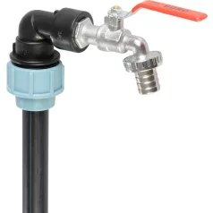   Strend Pro Garden készlet, 3/4"-os szelep + 59 mm-es műanyag reduktor + 3/4"-os kiömlő, IBC tartályhoz