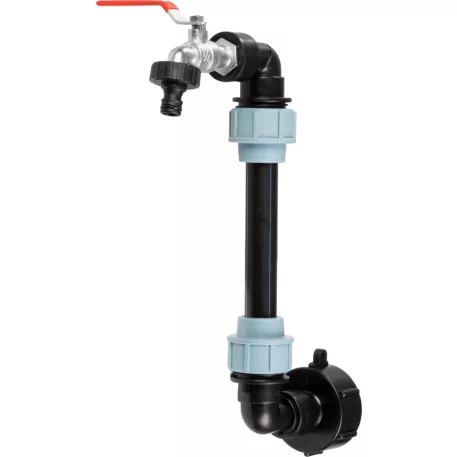 Strend Pro Garden készlet, 3/4"-os szelep + 59 mm-es műanyag reduktor + 3/4"-os kiömlő, IBC tartályhoz