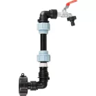 Strend Pro Garden készlet, 3/4"-os szelep + 59 mm-es műanyag reduktor + 3/4"-os kiömlő, IBC tartályhoz
