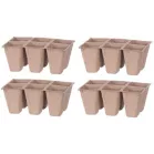 Strend Pro Herrison P1108 ültetőpohát, papír, 6 palántára,4 db/csomag