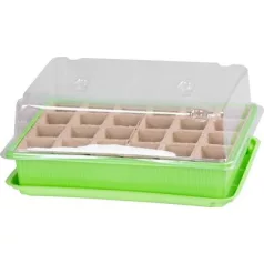   Mini melegágy Strend Pro, 5 részes készlet, 24 palánta, 27,5x20,5x7 cm