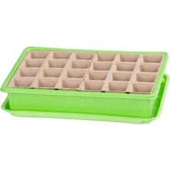   Mini melegágy Strend Pro, 5 részes készlet, 24 palánta, 27,5x20,5x7 cm