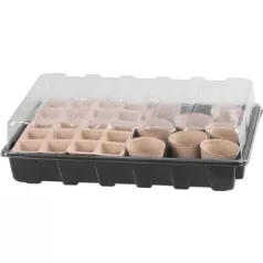   Mini melegágy Strend Pro, 66 részes készlet, 45 palánta, 37,5x23x6 cm