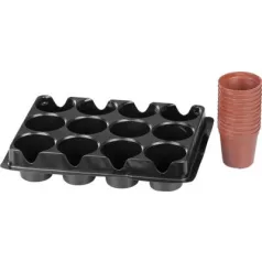 Mini melegágy Strend Pro, 12 db, készlet, 24x18x6 cm