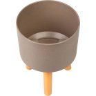 Strend Pro virágcserép, Kávépörlő színű, 20x20x26 cm