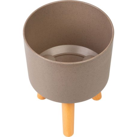 Strend Pro virágcserép, Kávépörlő színű, 20x20x26 cm