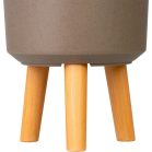 Strend Pro virágcserép, Kávépörlő színű, 20x20x26 cm