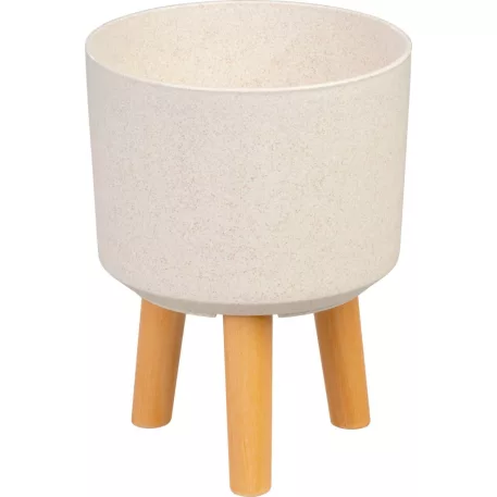 Strend Pro virágcserép, fehér felülettel, 20x20x26 cm