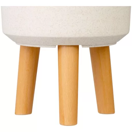 Strend Pro virágcserép, fehér felülettel, 20x20x26 cm