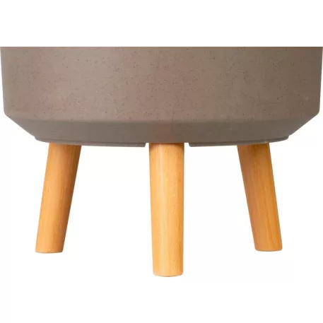 Strend Pro virágcserép, kávépor színű, 30x30x37 cm