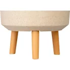 Strend Pro virágcserép, bambuszrost színű, 30x30x37 cm