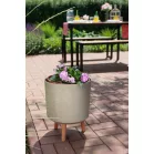 Strend Pro virágcserép, bambuszrost színű, 30x30x37 cm