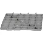 Kőhatású térkő készlet, PP, 30x30 cm, műanyag, szürke színű, 4 db-os csomag