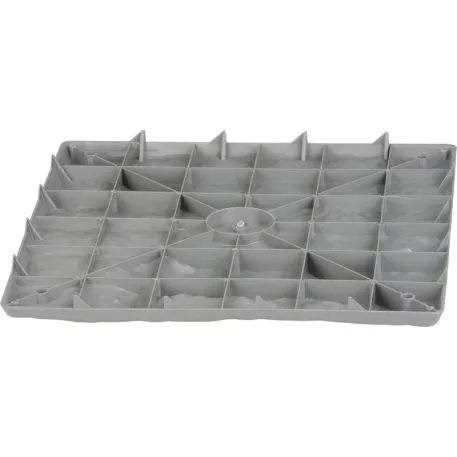 Kőhatású térkő készlet, PP, 30x30 cm, műanyag, szürke színű, 4 db-os csomag