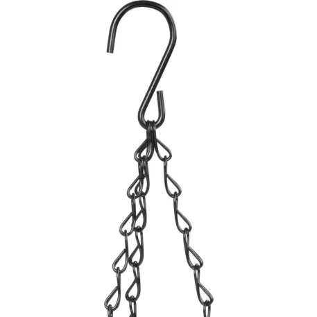 Virágcserép Strend Pro Modern, függő, arany, 26x16 cm, lánccal és akasztóval