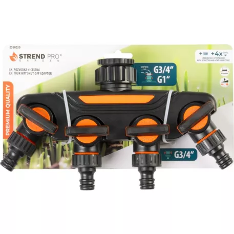 Strend Pro Garden, csatlakozó, kerti, 4-utas