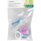 Strend Pro szelep, kerti, 3/4"- 45°, 193 mm, IBC tartályhoz való reduktorral, PVC