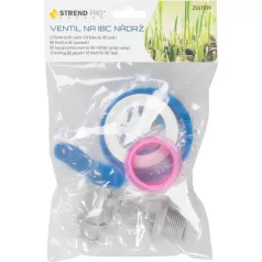   Strend Pro szelep, kerti, 3/4", 16 mm, IBC tartályhoz való redukciával, PVC