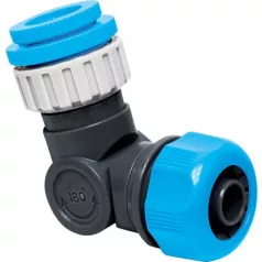   Aquacraft 550345 Tömlő Csatlakozó, 1/2" -3/4" -1, 360, 180, 3/4"